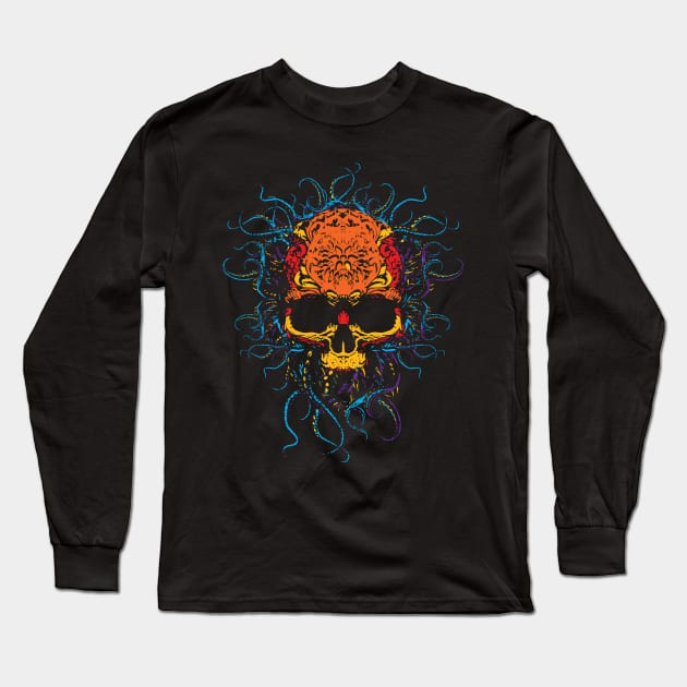 Lovecraftian Horror Long Sleeve T-Shirt by FAKE NEWZ DESIGNS